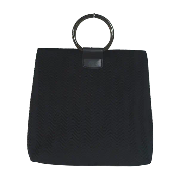 針織布料波浪凹紋托特包