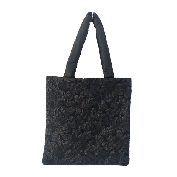 優雅提花休閒女士學生購物簡約手提袋托特包