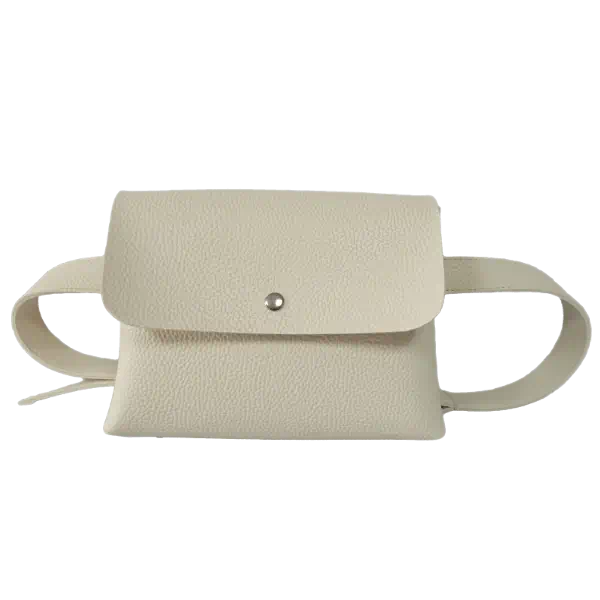 двойная кожаная поясная сумка для женщин