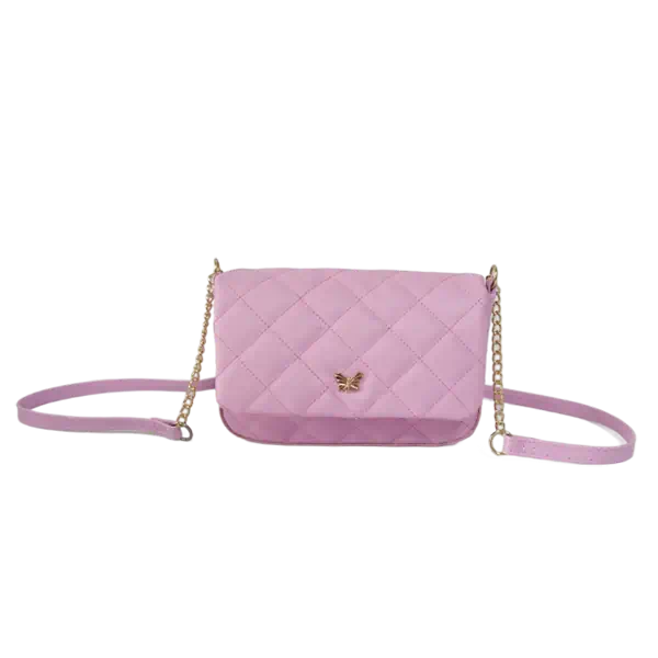 Женская розовая сумка через плечо из искусственной кожи для офиса